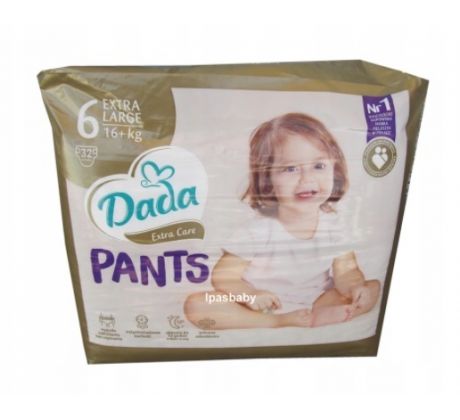 DADA PANTS EXTRA CARE 6 EXTRA LARGE, 16KG+, 32KS