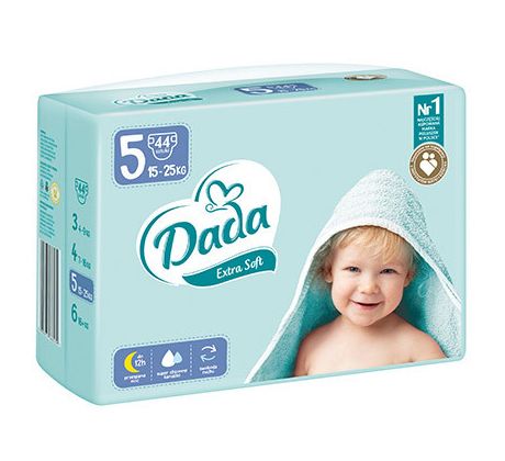 DADA PLENKY EXTRA SOFT VEL. 5, 15-25KG, 42KS/BAL