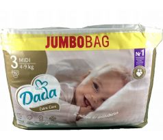 DADA PLENKY EXTRA Care VEL. 3, 4-9kg , 96KS/BAL - Jumbobag